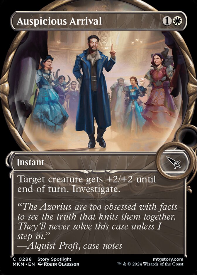 Magic the Gathering Card - Auspicious Arrival - MTG Circle