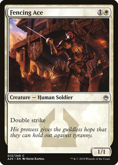Magic the Gathering Card - Fencing Ace - MTG Circle