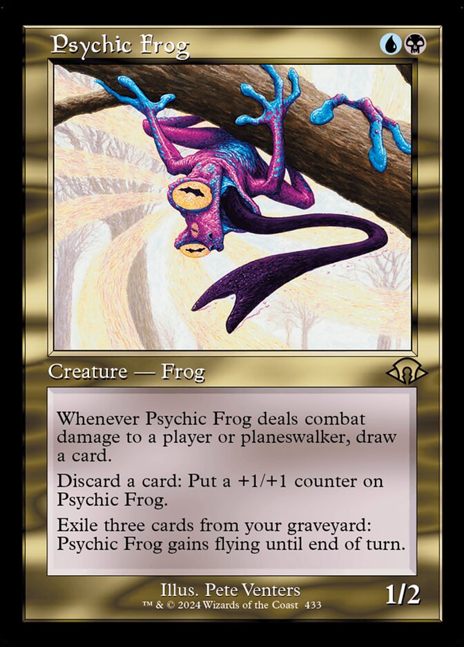 Magic the Gathering Card - Psychic Frog - MTG Circle