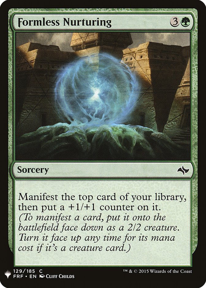Magic the Gathering Card - Formless Nurturing - MTG Circle