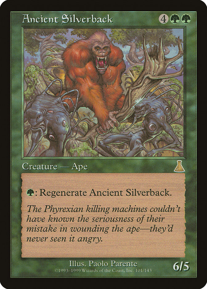Magic the Gathering Card - Ancient Silverback - MTG Circle