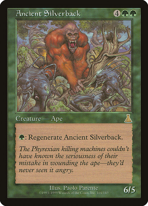 Magic the Gathering Card - Ancient Silverback - MTG Circle