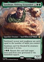 Magic the Gathering Card - Sandman, Shifting Scoundrel - MTG Circle