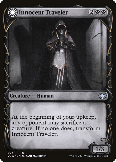 Magic the Gathering Card - Innocent Traveler - MTG Circle