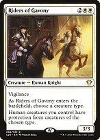 Magic the Gathering Card - Riders of Gavony - MTG Circle