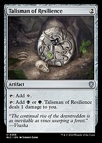 Magic the Gathering Card - Talisman of Resilience - MTG Circle