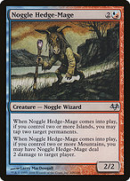 Magic the Gathering Card - Noggle Hedge-Mage - MTG Circle