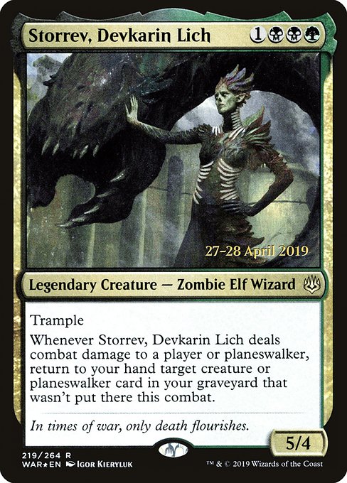 Magic the Gathering Card - Storrev, Devkarin Lich - MTG Circle