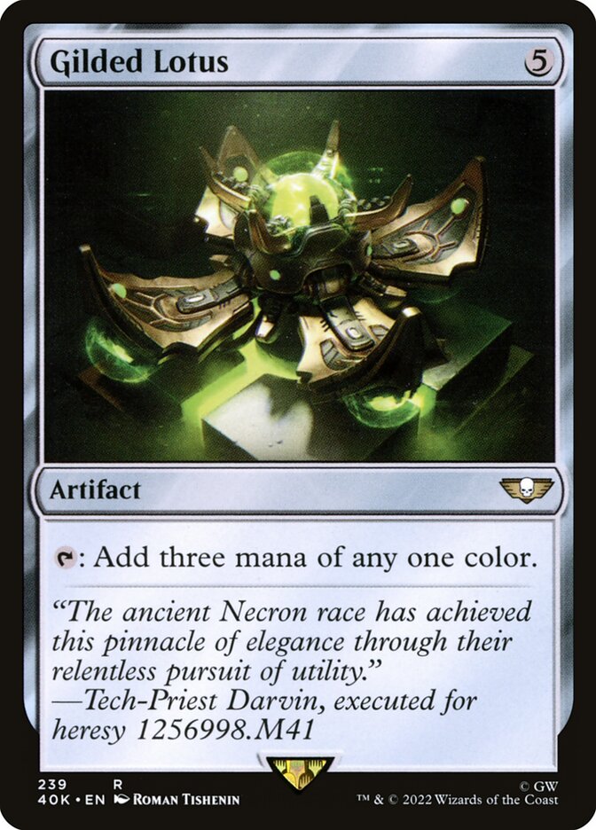 Magic the Gathering Card - Gilded Lotus - MTG Circle