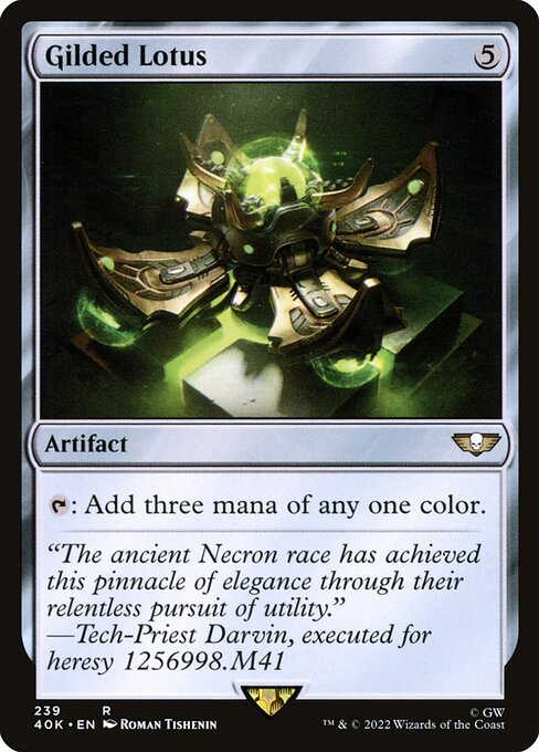 Magic the Gathering Card - Gilded Lotus - MTG Circle