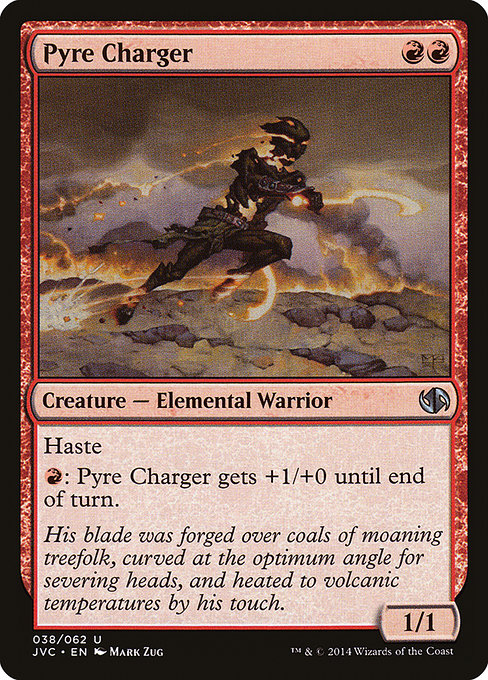 Magic the Gathering Card - Pyre Charger - MTG Circle