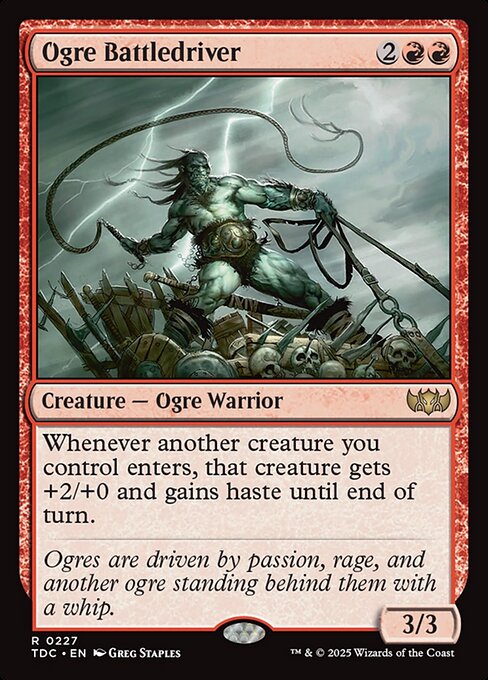 Magic the Gathering Card - Ogre Battledriver - MTG Circle