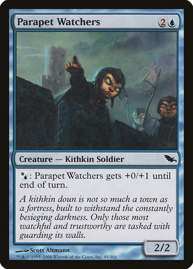 Magic the Gathering Card - Parapet Watchers - MTG Circle