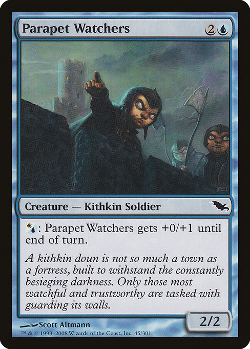 Magic the Gathering Card - Parapet Watchers - MTG Circle