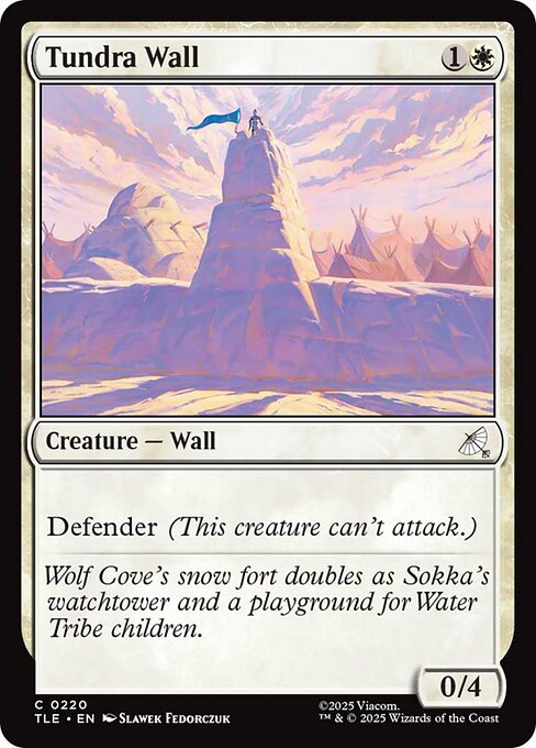 Magic the Gathering Card - Tundra Wall - MTG Circle