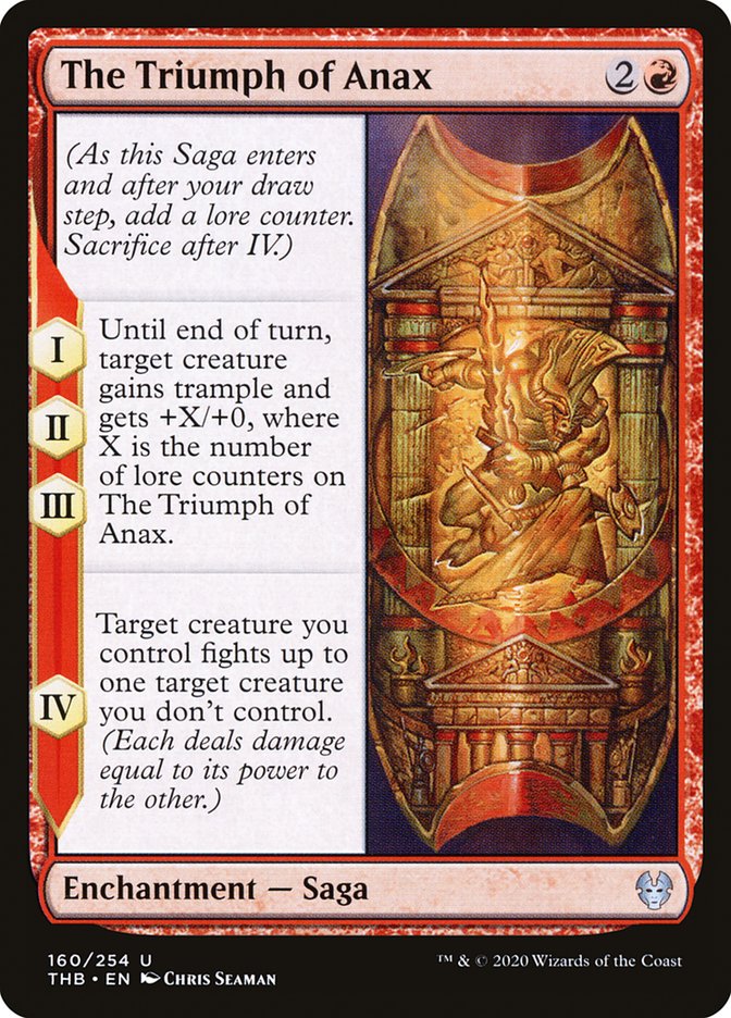 Magic the Gathering Card - The Triumph of Anax - MTG Circle