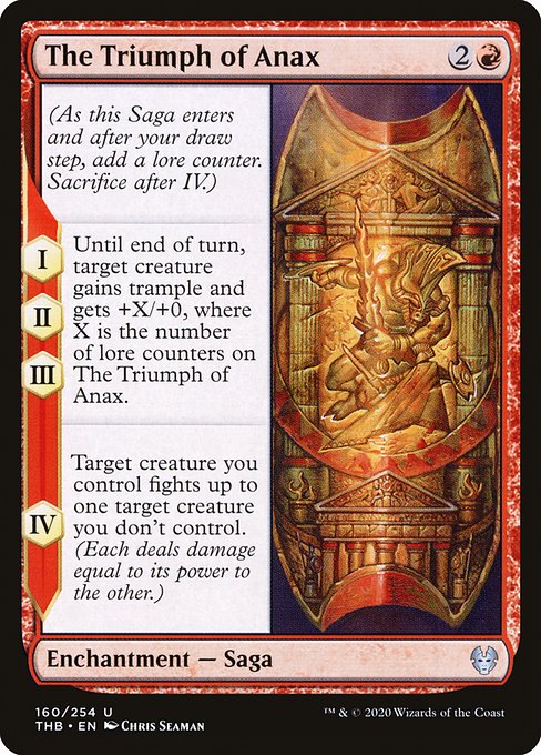 Magic the Gathering Card - The Triumph of Anax - MTG Circle