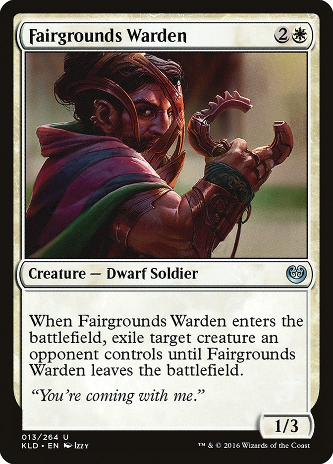 Magic the Gathering Card - Fairgrounds Warden - MTG Circle