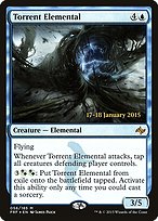 Magic the Gathering Card - Torrent Elemental - MTG Circle