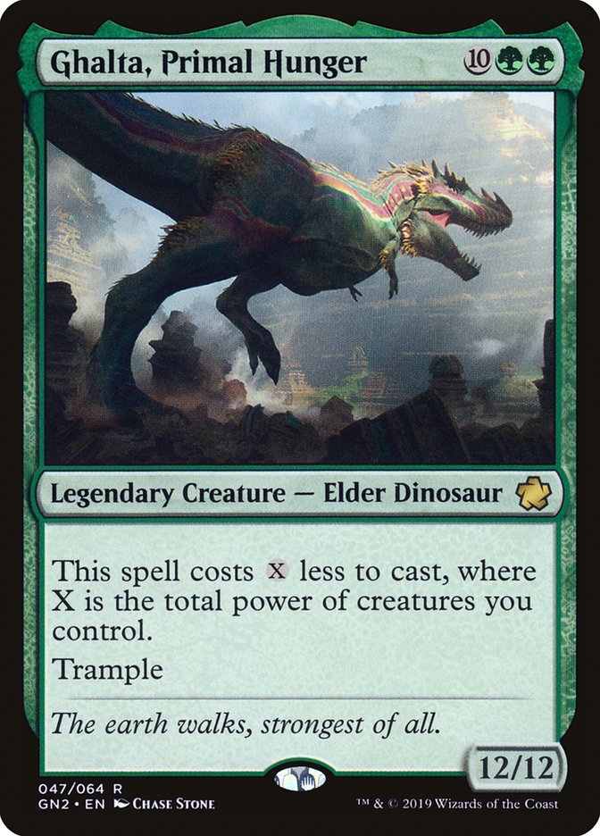 Magic the Gathering Card - Ghalta, Primal Hunger - MTG Circle