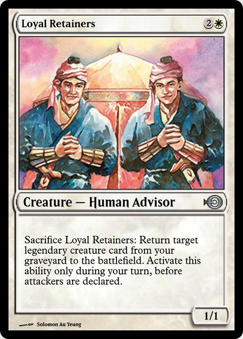 Magic the Gathering Card - Loyal Retainers - MTG Circle