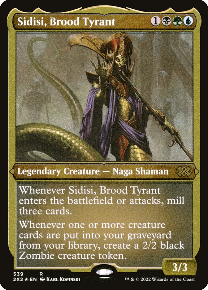 Magic the Gathering Card - Sidisi, Brood Tyrant - MTG Circle
