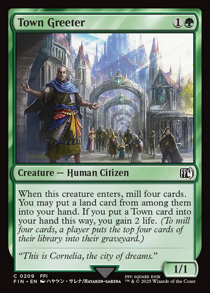 Magic the Gathering Card - Town Greeter - MTG Circle