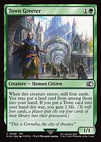 Magic the Gathering Card - Town Greeter - MTG Circle