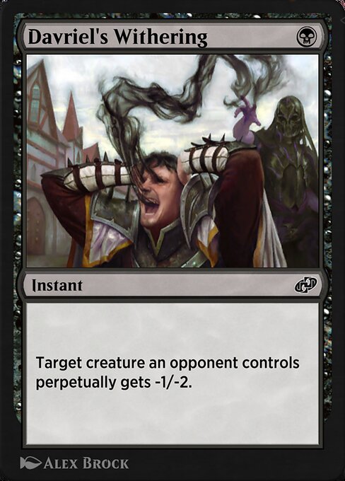 Magic the Gathering Card - Davriel's Withering - MTG Circle