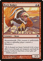 Magic the Gathering Card - Rock Badger - MTG Circle