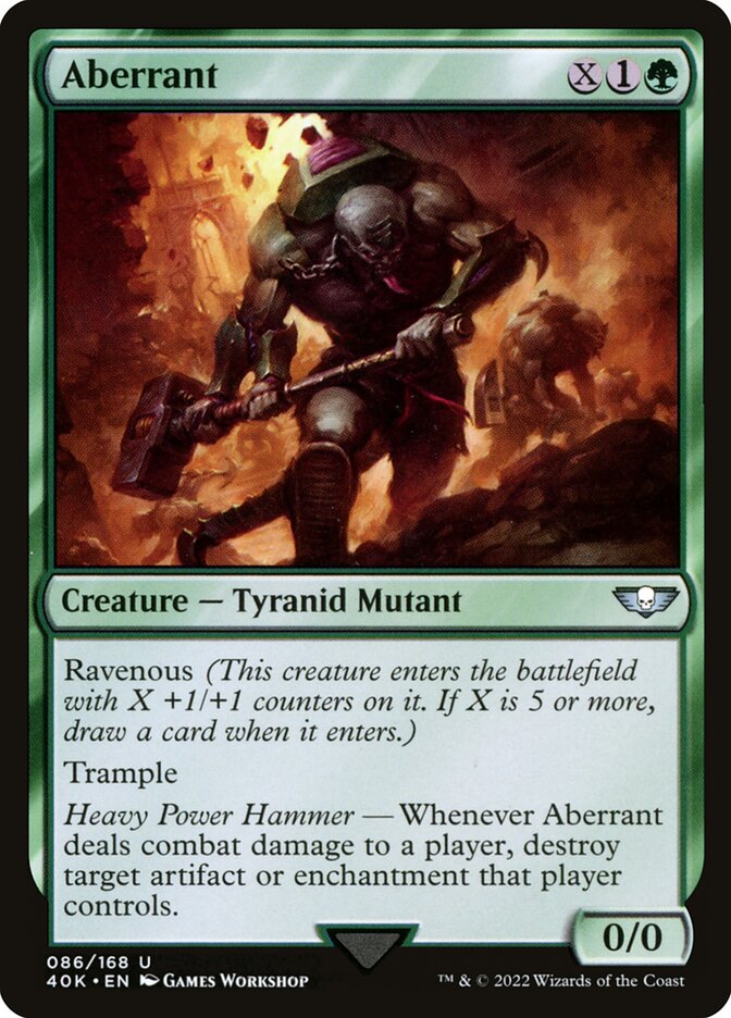 Magic the Gathering Card - Aberrant - MTG Circle
