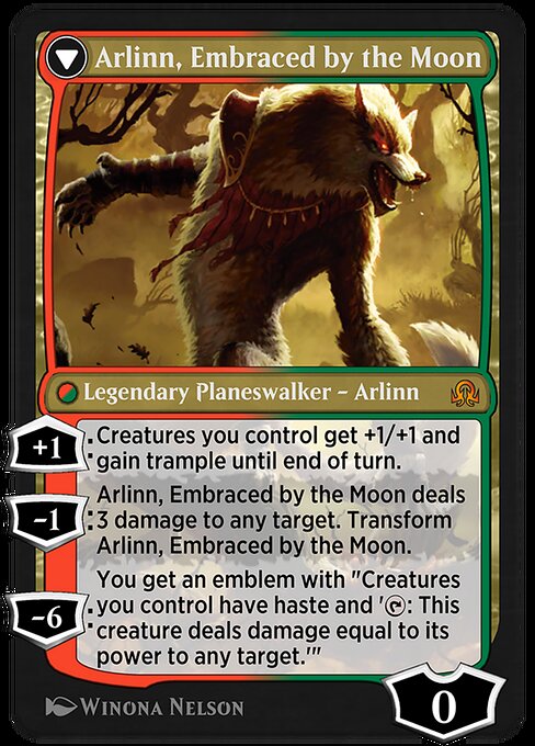 Magic the Gathering Card - Arlinn, Embraced by the Moon - MTG Circle