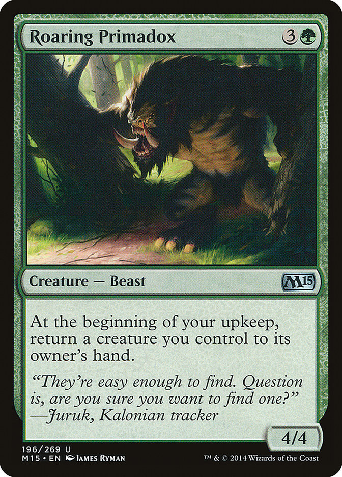 Magic the Gathering Card - Roaring Primadox - MTG Circle