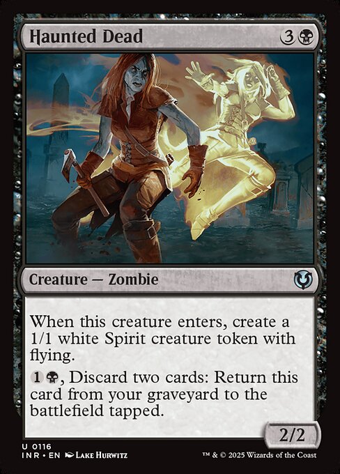 Magic the Gathering Card - Haunted Dead - MTG Circle