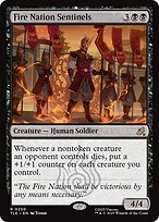 Magic the Gathering Card - Fire Nation Sentinels - MTG Circle