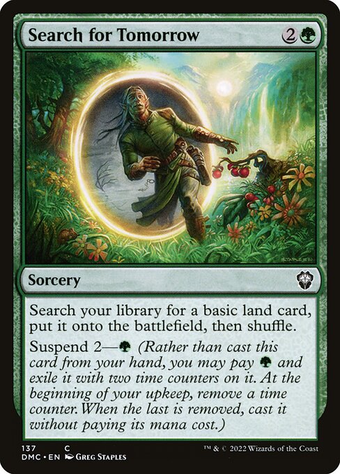 Magic the Gathering Card - Search for Tomorrow - MTG Circle