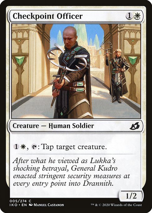 Magic the Gathering Card - Checkpoint Officer - MTG Circle