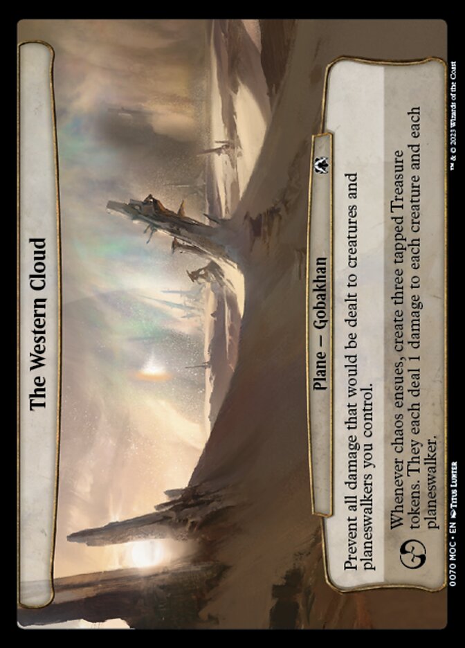 Magic the Gathering Card - The Western Cloud - MTG Circle