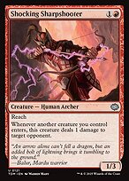 Magic the Gathering Card - Shocking Sharpshooter - MTG Circle