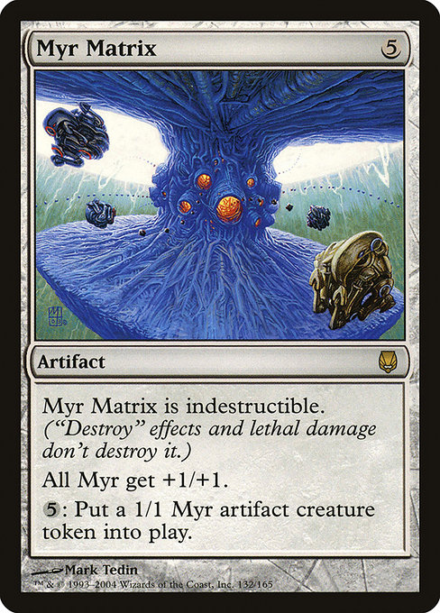Magic the Gathering Card - Myr Matrix - MTG Circle