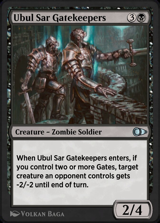 Magic the Gathering Card - Ubul Sar Gatekeepers - MTG Circle