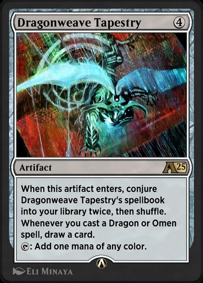 Magic the Gathering Card - Dragonweave Tapestry - MTG Circle