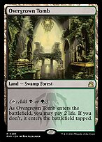 Magic the Gathering Card - Overgrown Tomb - MTG Circle