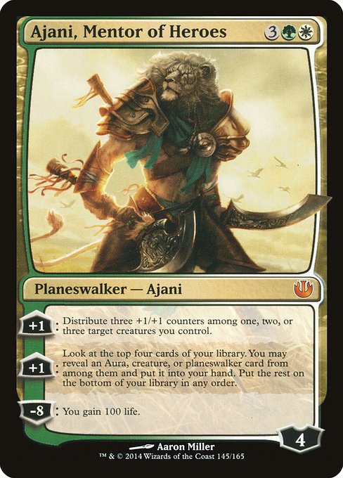 Magic the Gathering Card - Ajani, Mentor of Heroes - MTG Circle