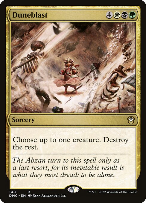 Magic the Gathering Card - Duneblast - MTG Circle