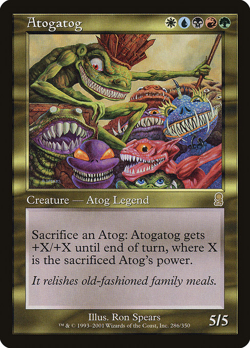Magic the Gathering Card - Atogatog - MTG Circle