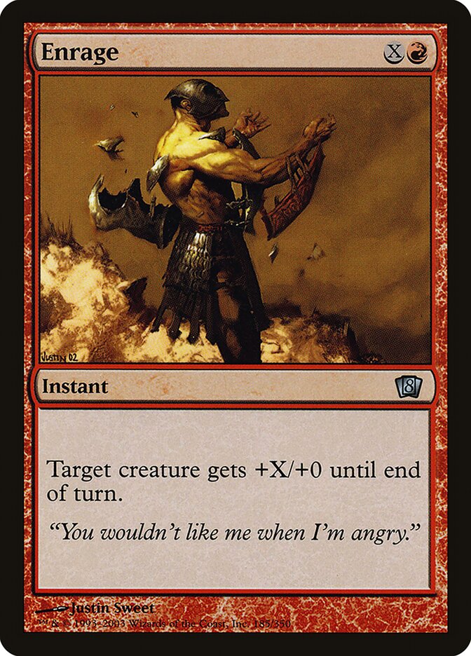 Magic the Gathering Card - Enrage - MTG Circle
