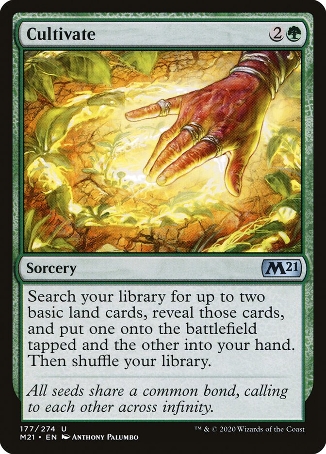 Magic the Gathering Card - Cultivate - MTG Circle