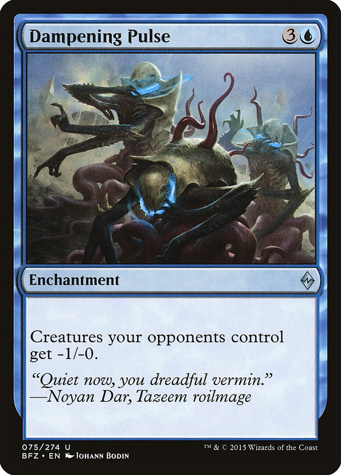 Magic the Gathering Card - Dampening Pulse - MTG Circle