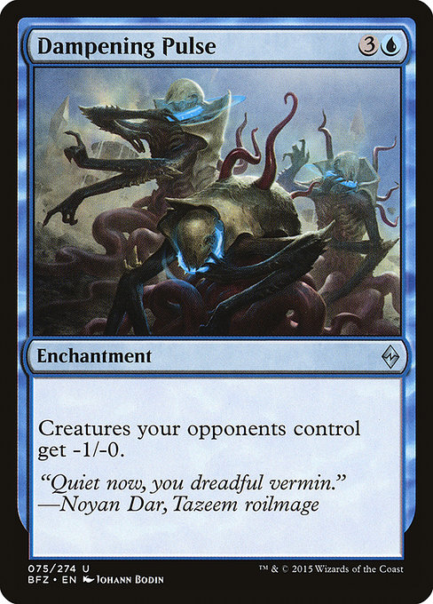 Magic the Gathering Card - Dampening Pulse - MTG Circle